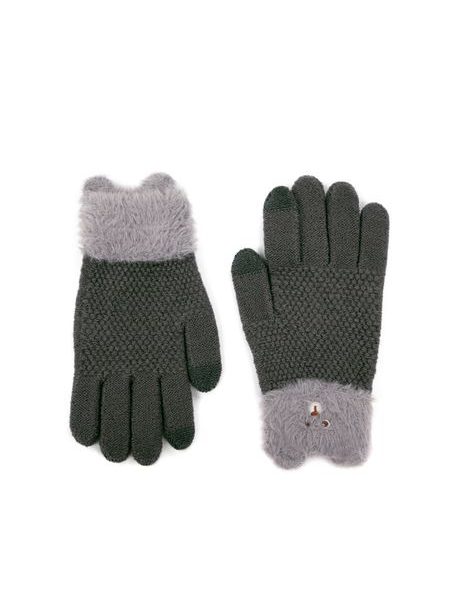 Rukavice Lilly - tmavošedá