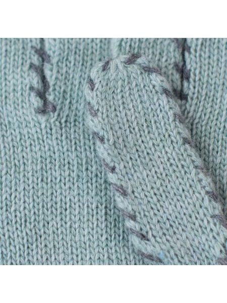 Šedé zimní rukavice