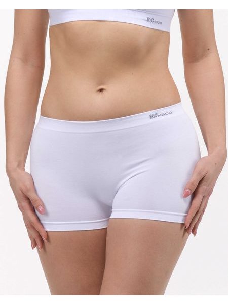 Boxerky s krátkou nohavičkou EcoBamboo - Béžová