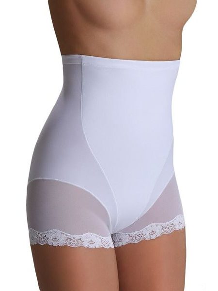 Stahovací kalhotky Violetta bílé