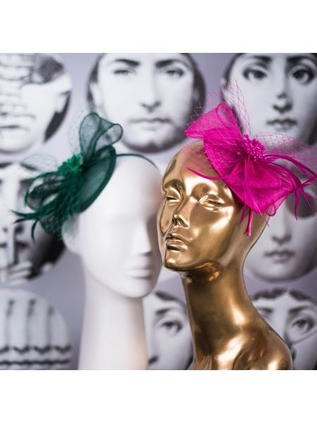 Dámský fascinátor žlutý