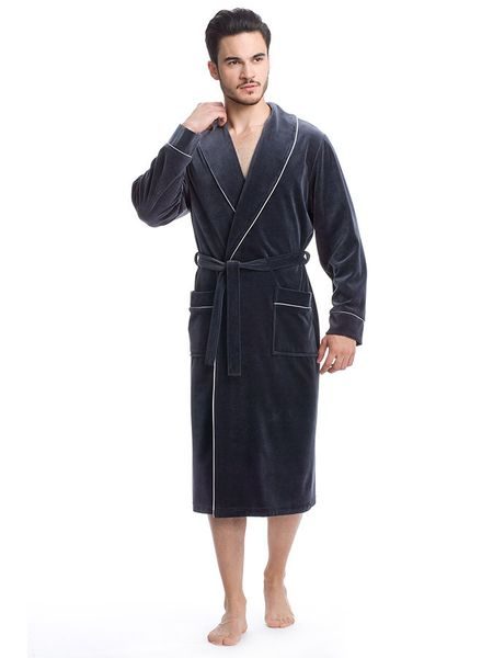 Pánský župan RONALDO šedý