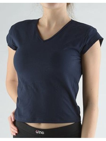 Dámské tričko s krátkým rukávem, krátký rukáv, šité, jednobarevné 98022P - lékořice