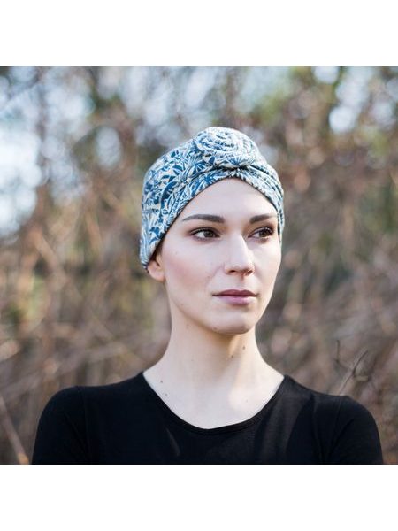 Šátková čepice růžová