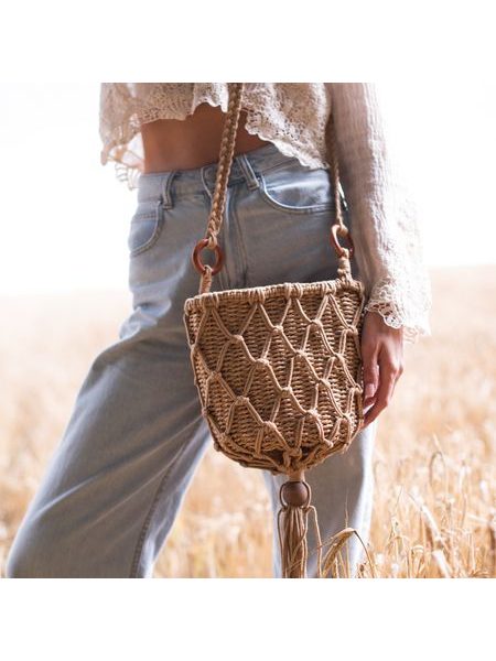 Letní proutěná taška