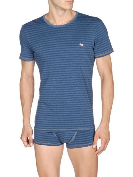 Pánské triko s krátkým rukávem DIESEL Randal Denim černé