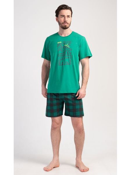 Pánské pyžamo šortky Outdoor - modrá