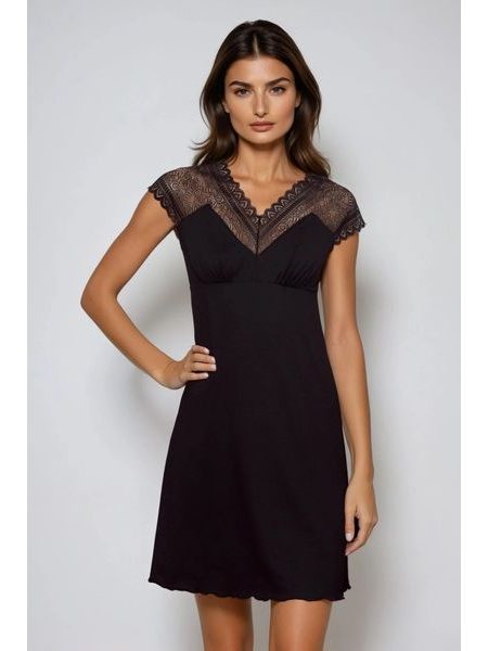 Noční košilka Margaret černá