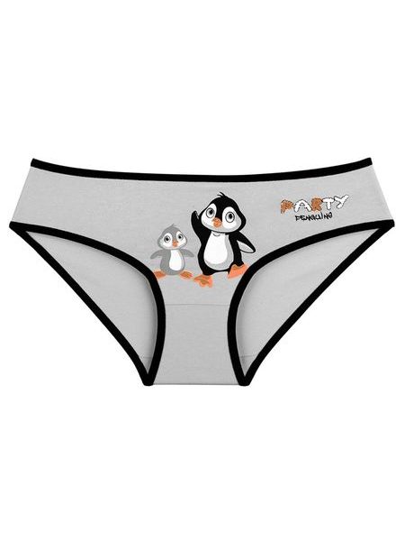 Dětské kalhotky Tučňáci na párty - růžová