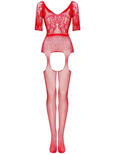 Bodystocking Courtney red