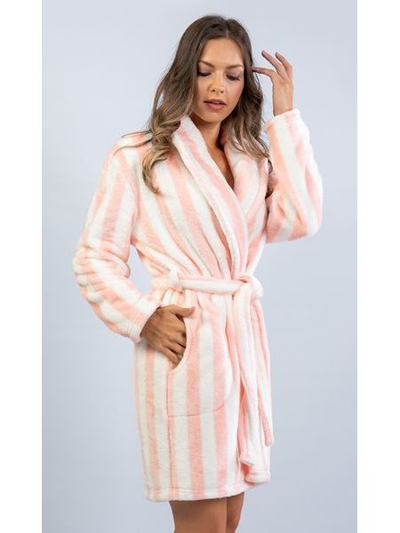 Dámský župan krátký Alice - lososová