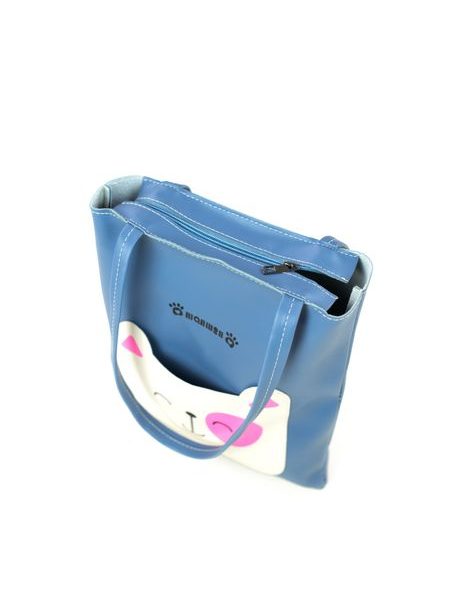 Stylová shopperka - modrá