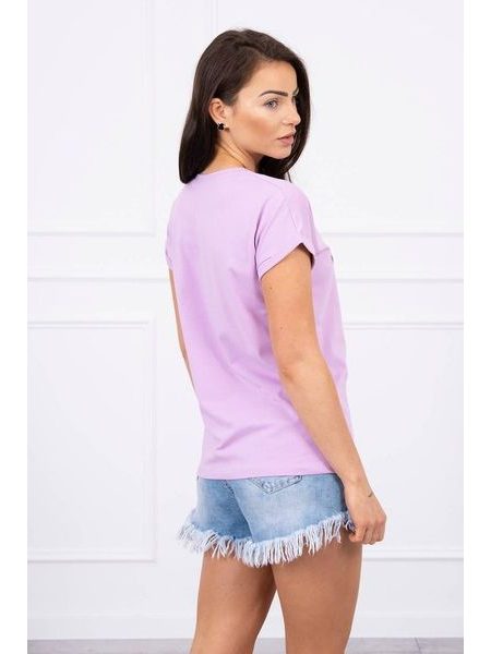 Tričko "SHOPPING IS MY CARDIO", fialová