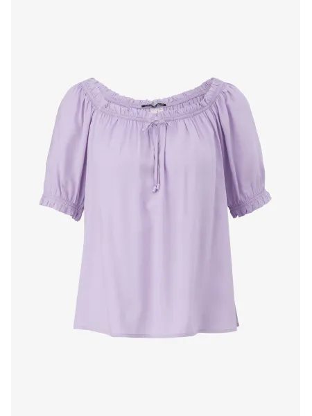 Dámská halenka s krátkým rukávem s.Oliver fialová