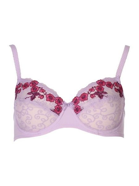 Nevyztužená podprsenka s kosticí CHANGE Sandra Tinker Bell Full Cup fialová