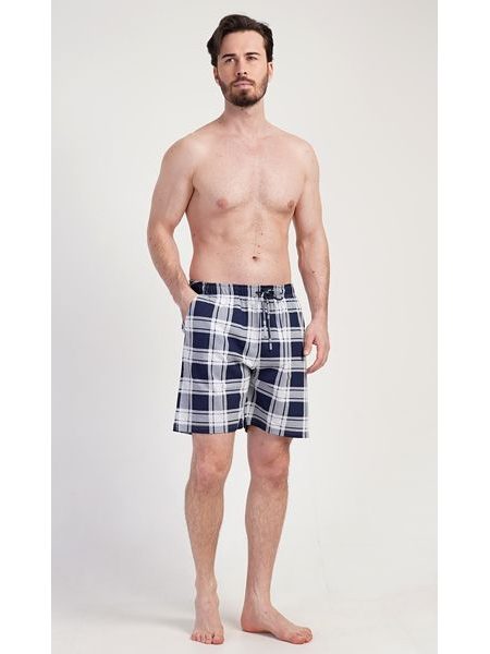 Pánské pyžamové šortky Edvard - tmavě modrá