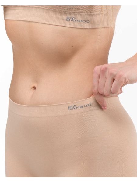 Boxerky s krátkou nohavičkou EcoBamboo - Černá