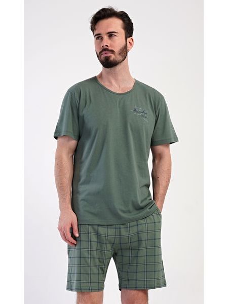 Pánské pyžamo šortky Ralph - khaki