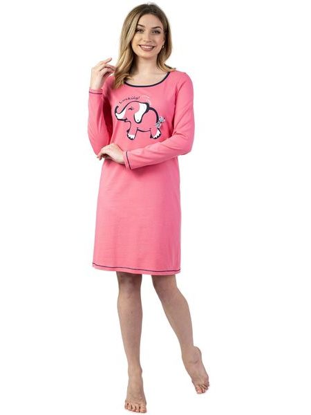Dámská noční košilka 142 pink