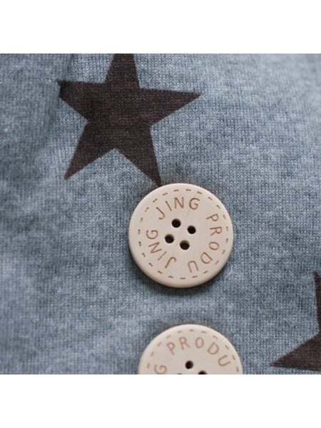 Dívčí čepice s hvězdami černá