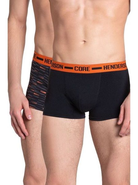 2 ks pánské boxerky Ozzy černé a šedé