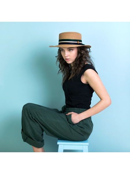 Stylový přírodní klobouk