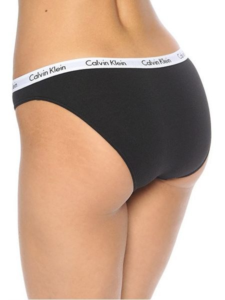 Dámské kalhotky CALVIN KLEIN Carousel 3-pack bikini černá
