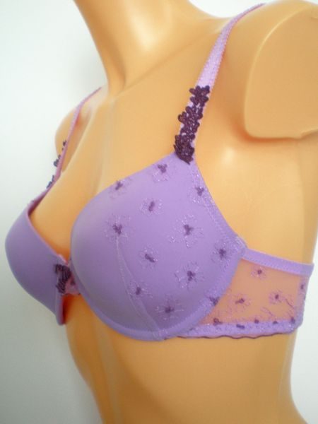 Vyztužená podprsenka s kosticí CHARADE Selina Seamless Padded fialová