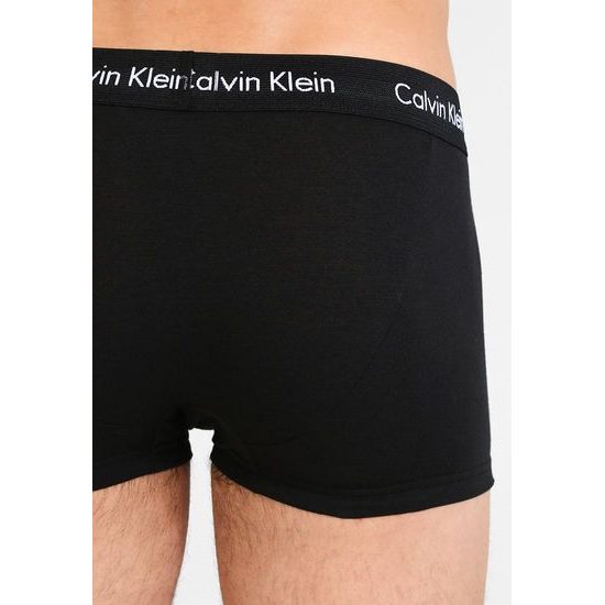 Pánské boxerky CALVIN KLEIN Cotton Stretch 3-pack U2664G-XWB černá