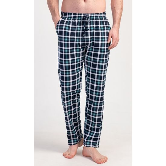 Pánské pyžamové kalhoty Simon - tyrkysová