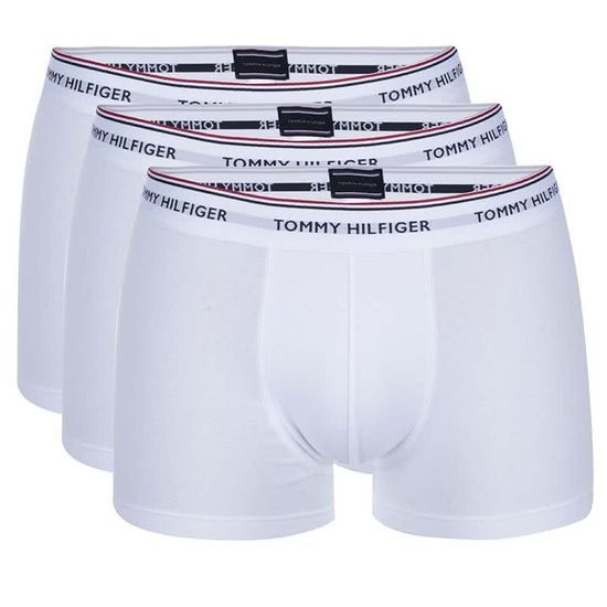 Pánské boxerky TOMMY HILFIGER Premium Essentials 3pack bílá