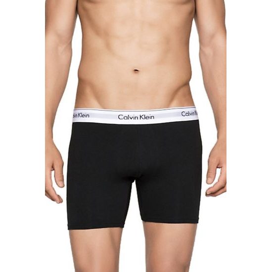 Pánské boxerky CALVIN KLEIN Modern Cotton Stretch 2 pack NB1087A černá