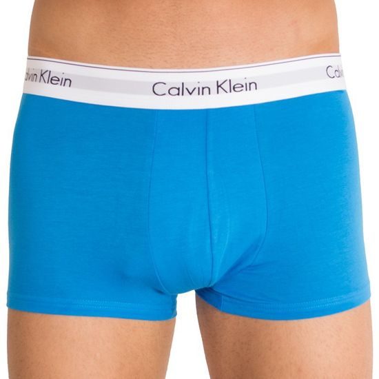 Pánské boxerky CALVIN KLEIN Modern Cotton Stretch 2pack NB1086A modrá/navy