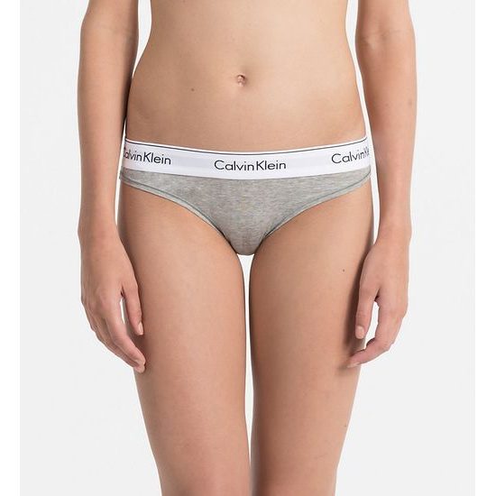 Dámské kalhotky CALVIN KLEIN QD3588E-999 Carousel 3-pack bikini černá/bílá/šedá