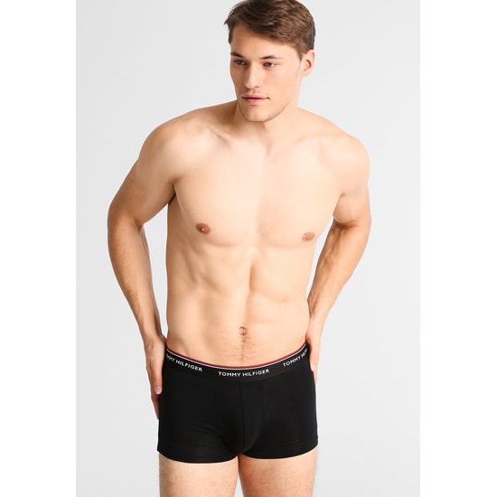 Pánské boxerky TOMMY HILFIGER Premium Essentials 3pack šedá/černá/bílá