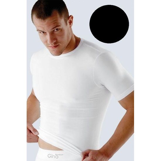Pánské tričko s krátkým rukávem GINA Bamboo PureLine 58003P černé