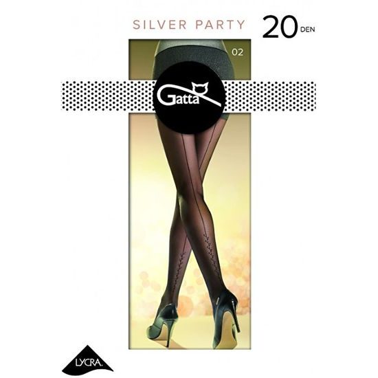 Dámské punčochové kalhoty Silver party 02 Nero