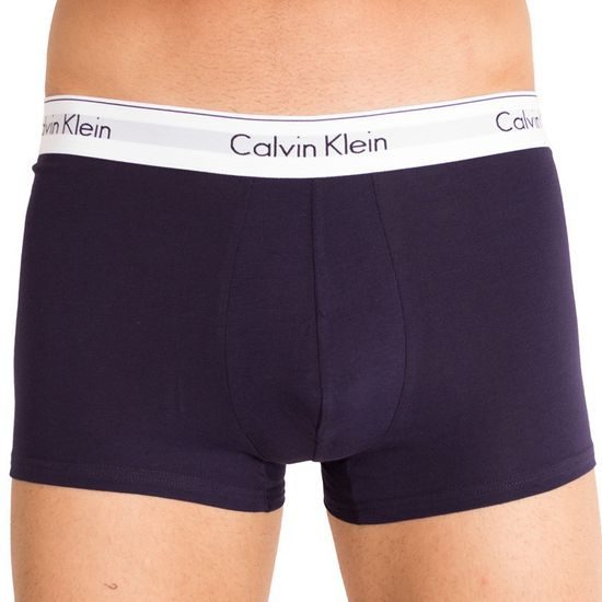 Pánské boxerky CALVIN KLEIN Modern Cotton Stretch 2pack NB1086A modrá/navy