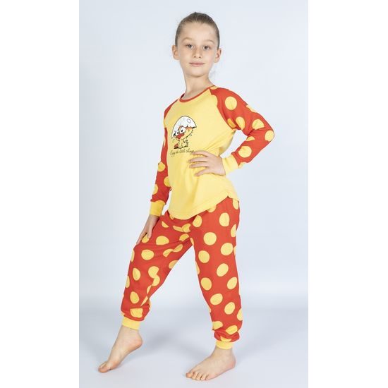 Dětské pyžamo dlouhé Malé kuře - žlutá - Vienetta Kids - dívčí pyžama  dlouhá - dívčí pyžama, Dětská pyžama, Dětské - Perfektní Prádlo.cz -  Pohodlné noční prádlo, župany a spodní prádlo pro Váš perfektní den!