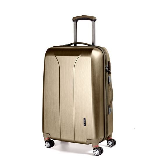Cestovní kufr malý March New Carat S Gold brushed - March - Kufry  malé/palubní (S) - Kufry, Batohy, tašky, zavazadla, Cestování - SILENTE.cz  - Pohodlné noční prádlo, župany a spodní prádlo pro