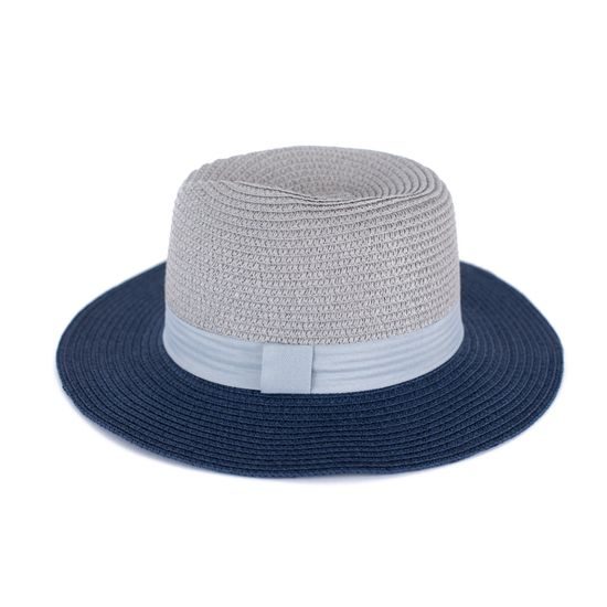 Veselý klobouk fedora modrý