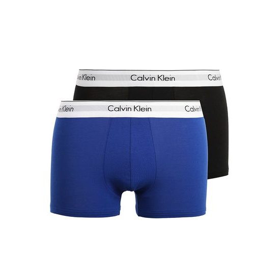 Pánské boxerky CALVIN KLEIN Modern Cotton Stretch 2 pack modrá/černá
