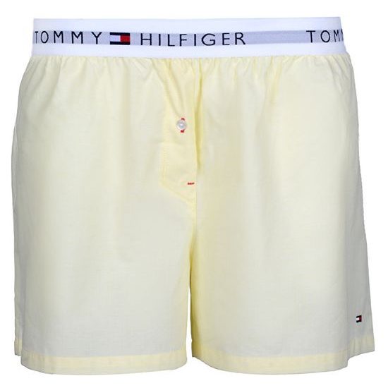 Dámské boxerky Woven Boxer End On End Yellow Cream UW0UW00691-708