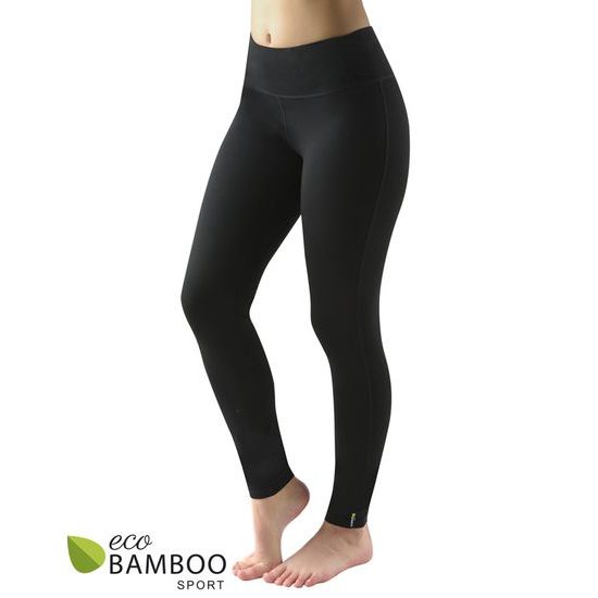 GINA dámské legíny dlouhé sportovní, šité, klasické, jednobarevné ECO Bamboo Sport 95035P - šedá