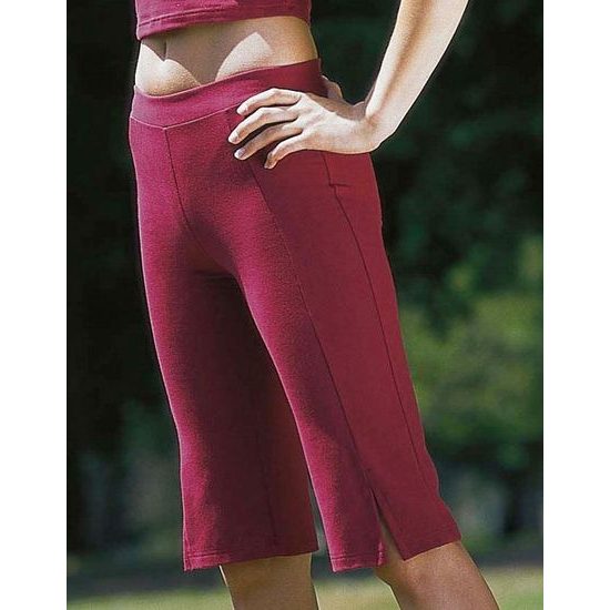 GINA dámské kalhoty rovné 3/4 délka, 3/4 kalhoty, šité, klasické, jednobarevné 95009P - písková