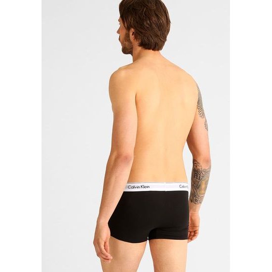 Pánské boxerky CALVIN KLEIN Modern Cotton Stretch 2 pack modrá/černá