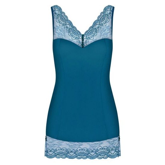 Dámská košilka Miamor chemise turquoise