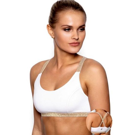 Fitness top Areta white