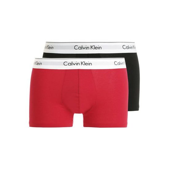 Pánské boxerky CALVIN KLEIN Modern Cotton Stretch 2 pack NB1086A červená/černá