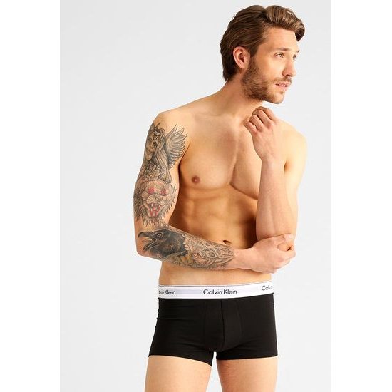 Pánské boxerky CALVIN KLEIN Modern Cotton Stretch 2 pack NB1086A černá